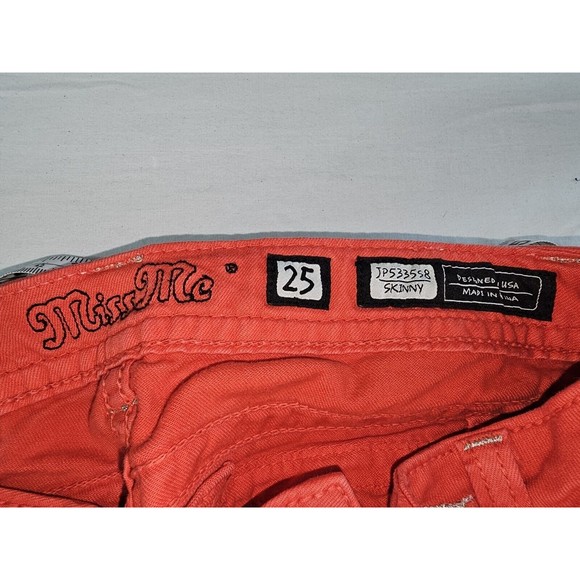 Womens Miss Me Jeans Skinny Size 25 JP5335S8 EUC - Picture 8 of 11